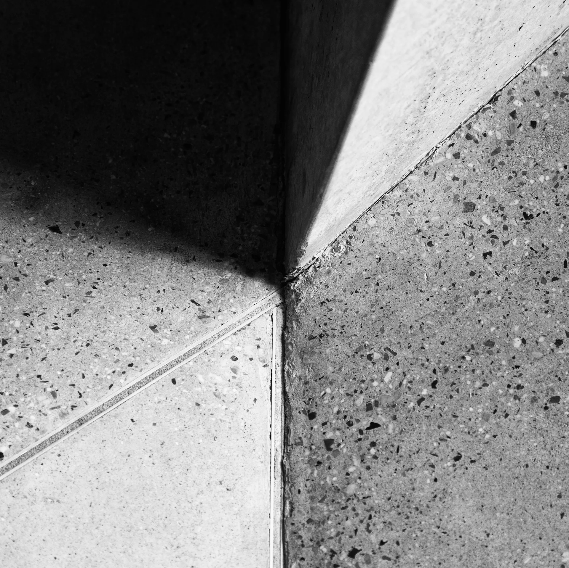 decorative finished concrete detail at a Detroit commercial property