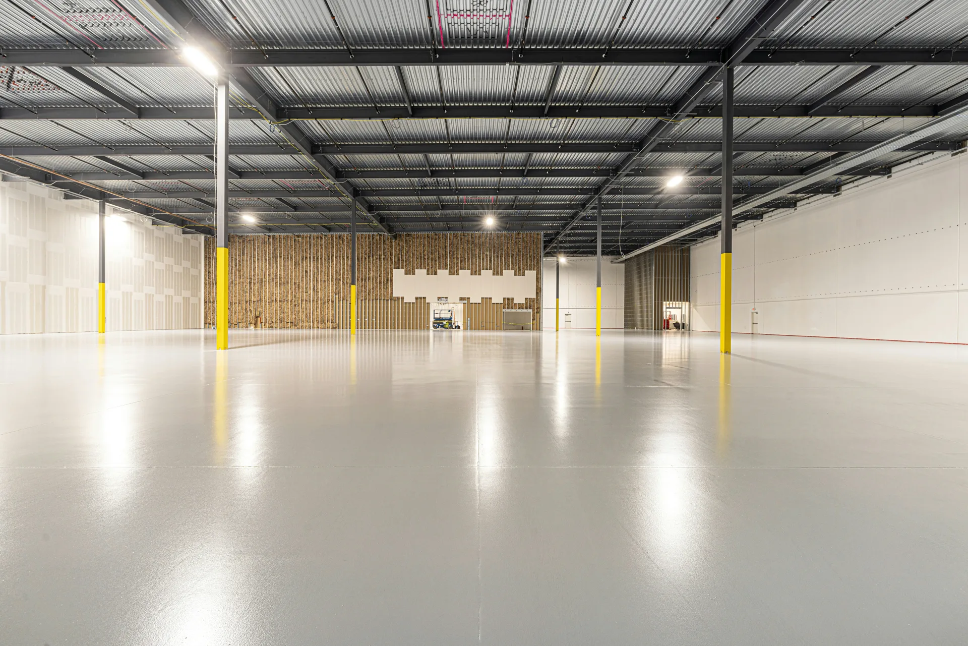 warehouse coating install phased zone by zone in Detroit